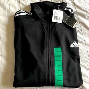 NWT XL Adidas Zip up in black
